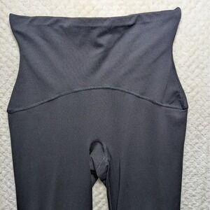 Spanx Womens High Waisted Tummy Control Shapewear Capri Leggings Black Size M